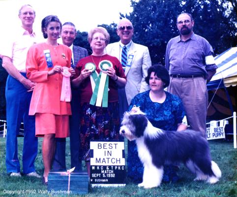Tess at Westminster Match
